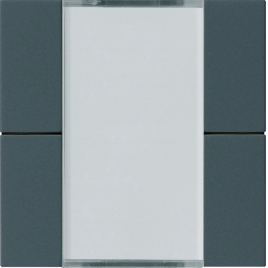 WHT40404 - Kit frontal Hager kallysto 4×KNX systemlink/easylink anthracite