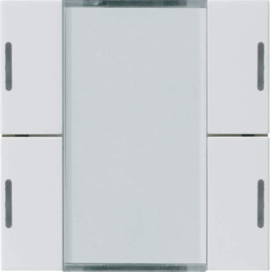 WHT41400 - Frontset Hager kallysto LED 4×KNX systemlink/easylink weiss
