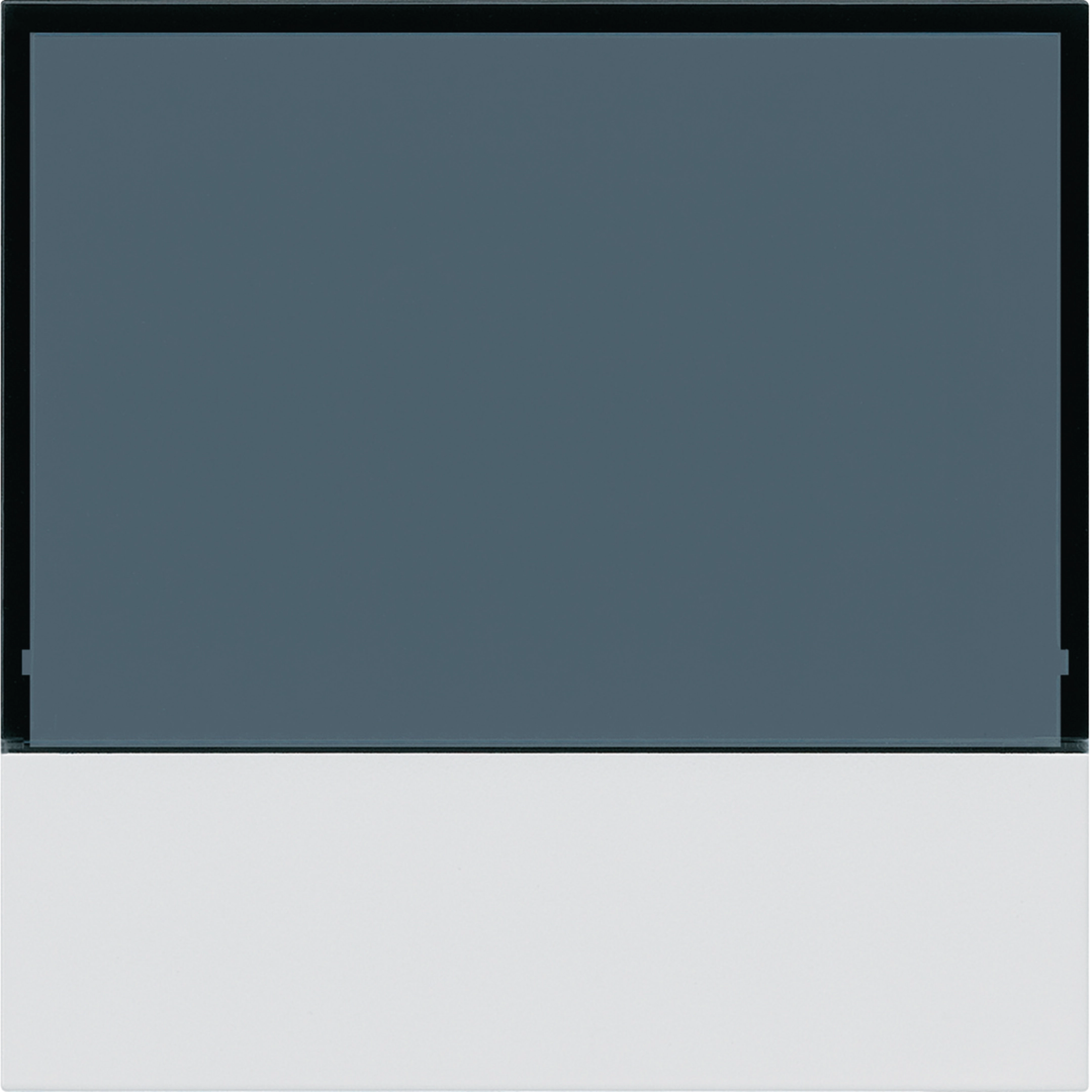 WHT70100 - Frontabdeckung KNX Hager kallysto für RTR weiss