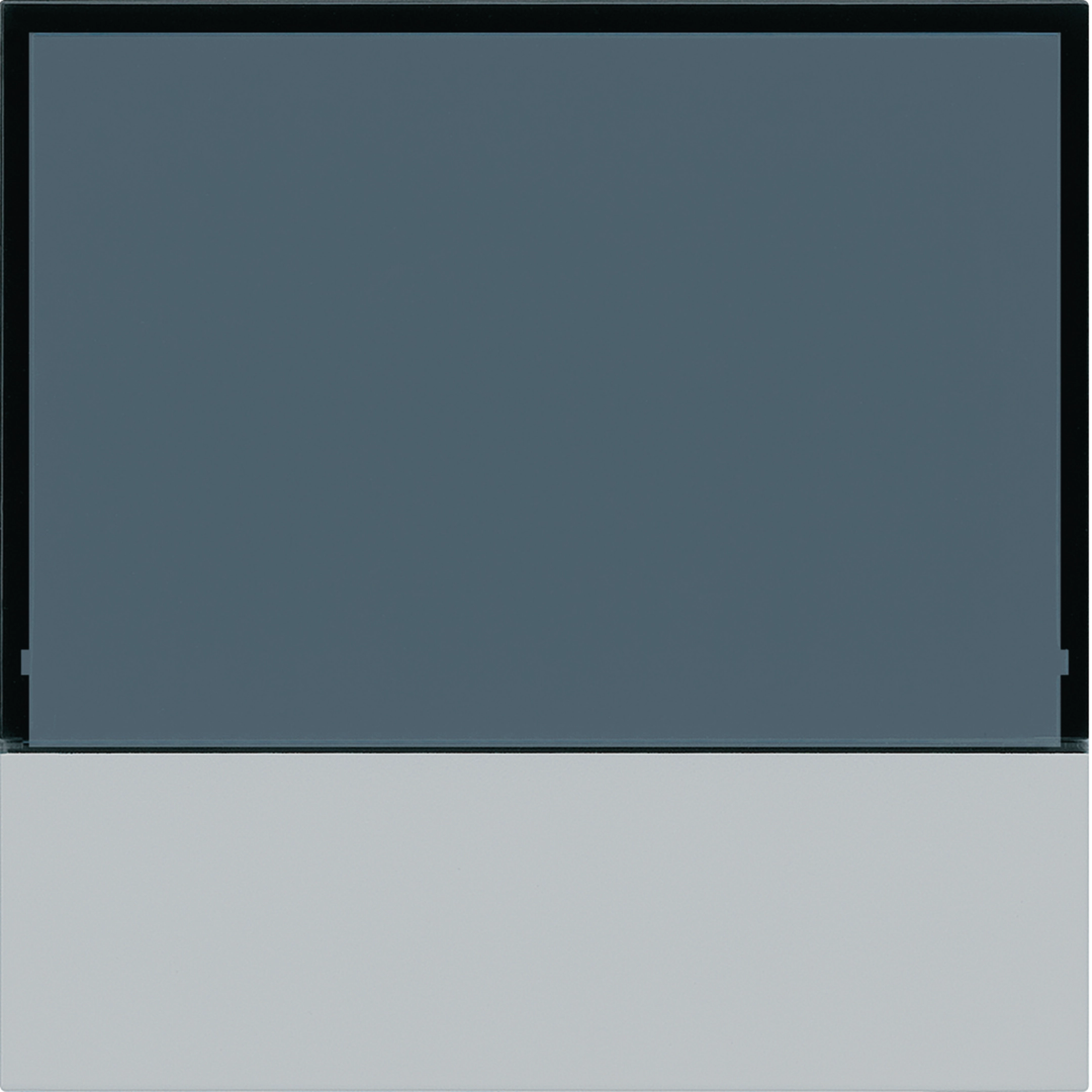 WHT70103 - Plaque frontale KNX Hager kallysto pour thermostat gris clair