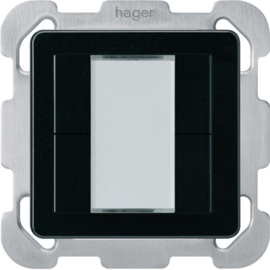 WHTB40405B - UP-Taster Hager basico B KNX 4-fach schwarz