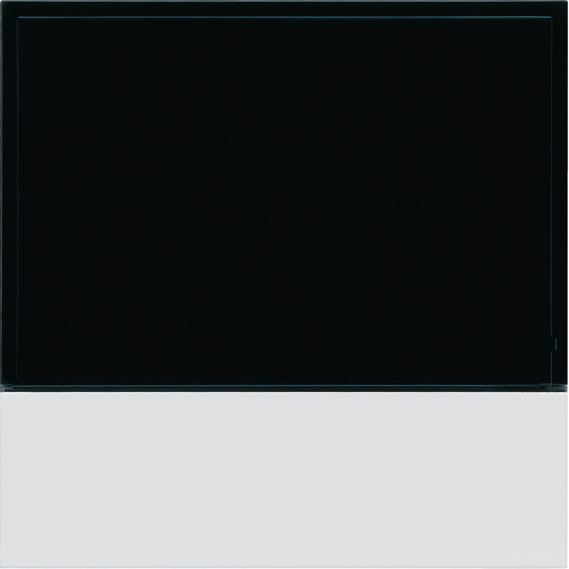 WHTB70100 - Plaque frontale Hager basico KNX RTR blanc