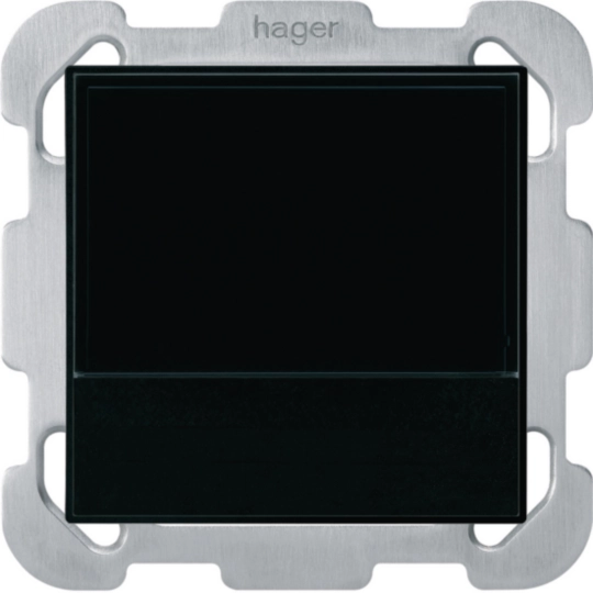 WHTB73005B - Thermostat d'ambiance ENC Hager basico B KNX noir