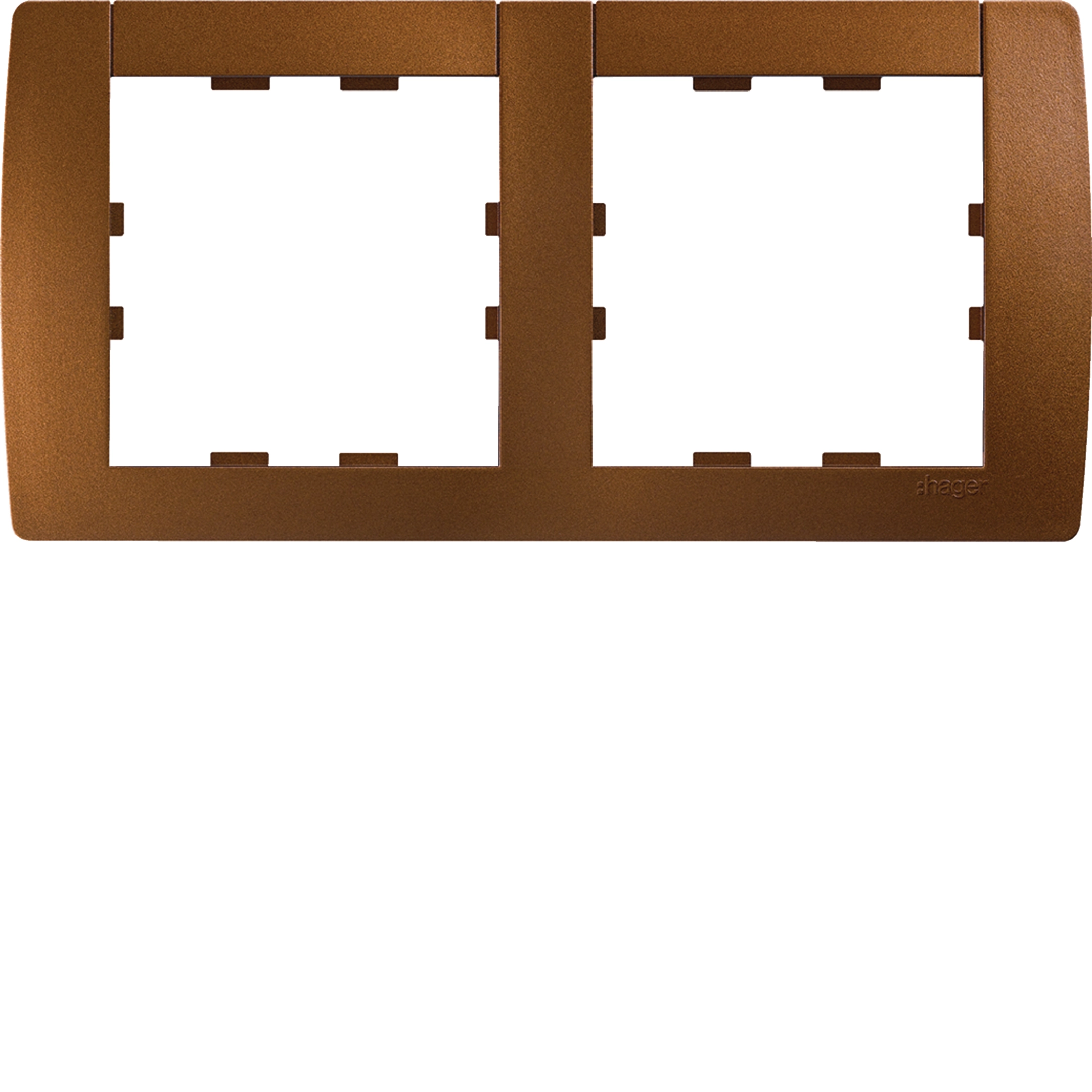 Hager Plaque 3 postes vertical 57mm kallysta auburn - Comparer avec