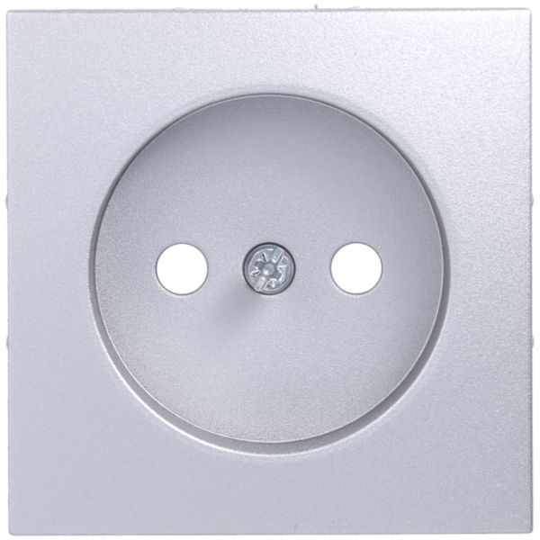 Enjoliveur Prise TV Hager Kallysta - Coloris Carbone, Modèle WK740C, Neuf Sous Blister