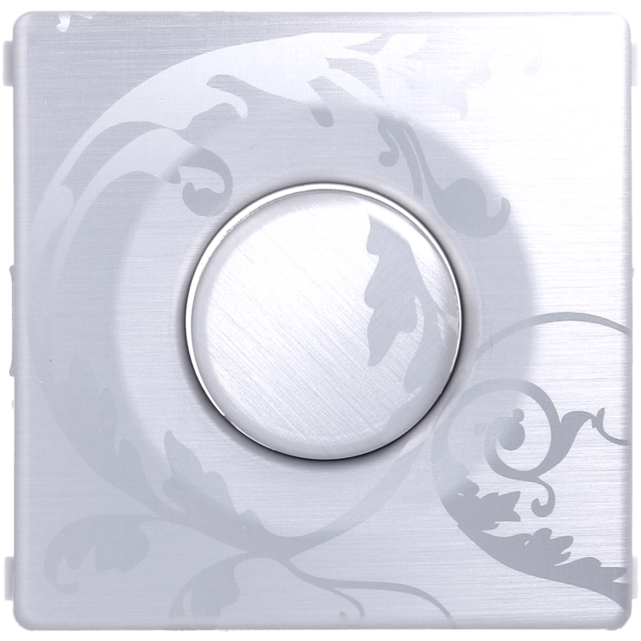 Plaque Simple Hager Kallysta EPURE Verre Cristal Style Baroque – Neuve Sans Emballage