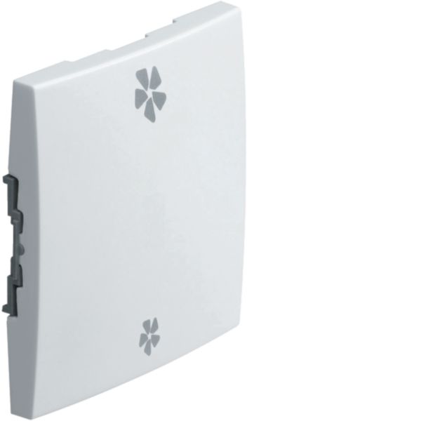 Enjoliveur Pour Prise TV Hager WK740B - Blanc Névé - Cache Câble Discret