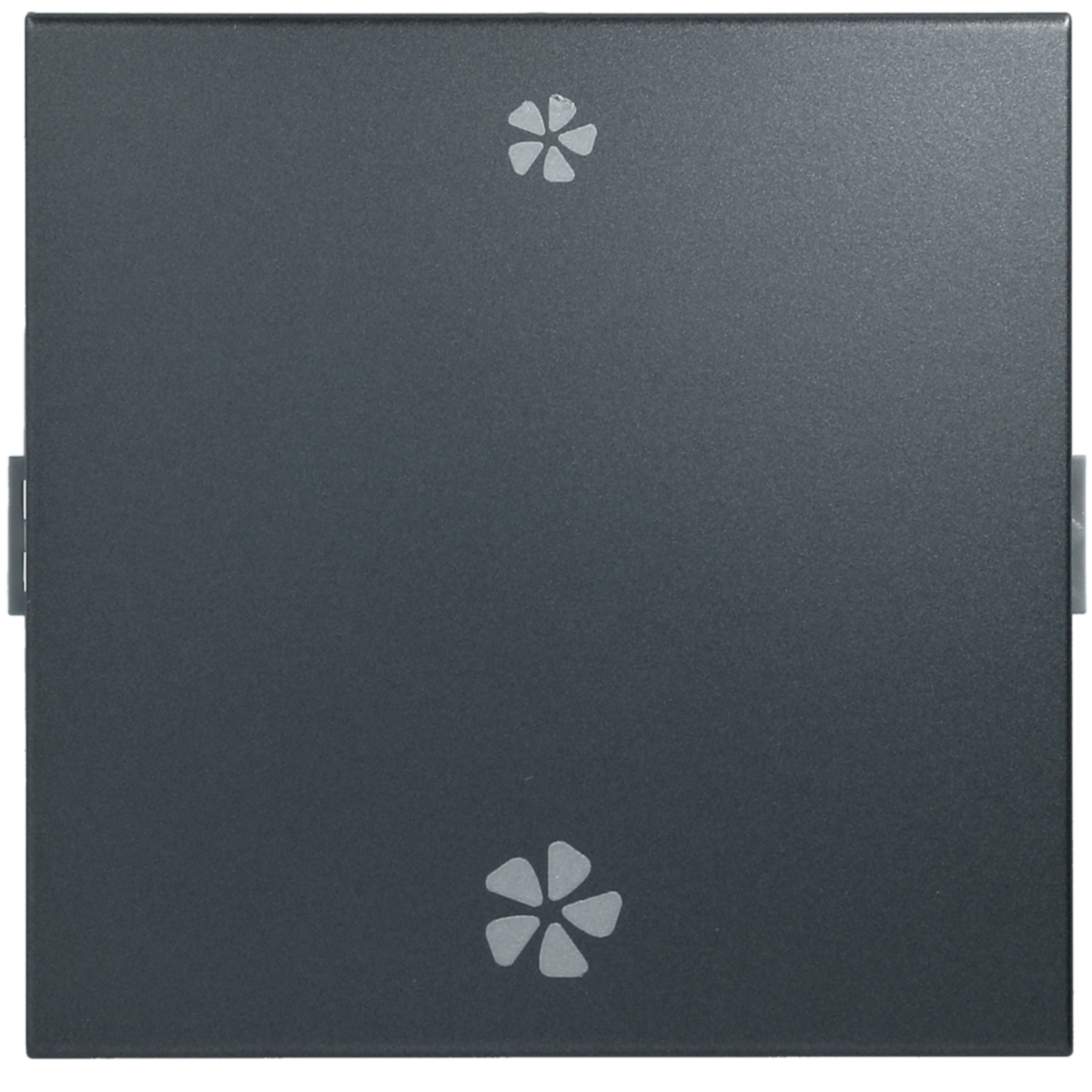 Enjoliveur Hager Kallysta - Réf. WK751C - Pour Prise RJ45 Ou HP Mono - Couleur Carbone - Neuf