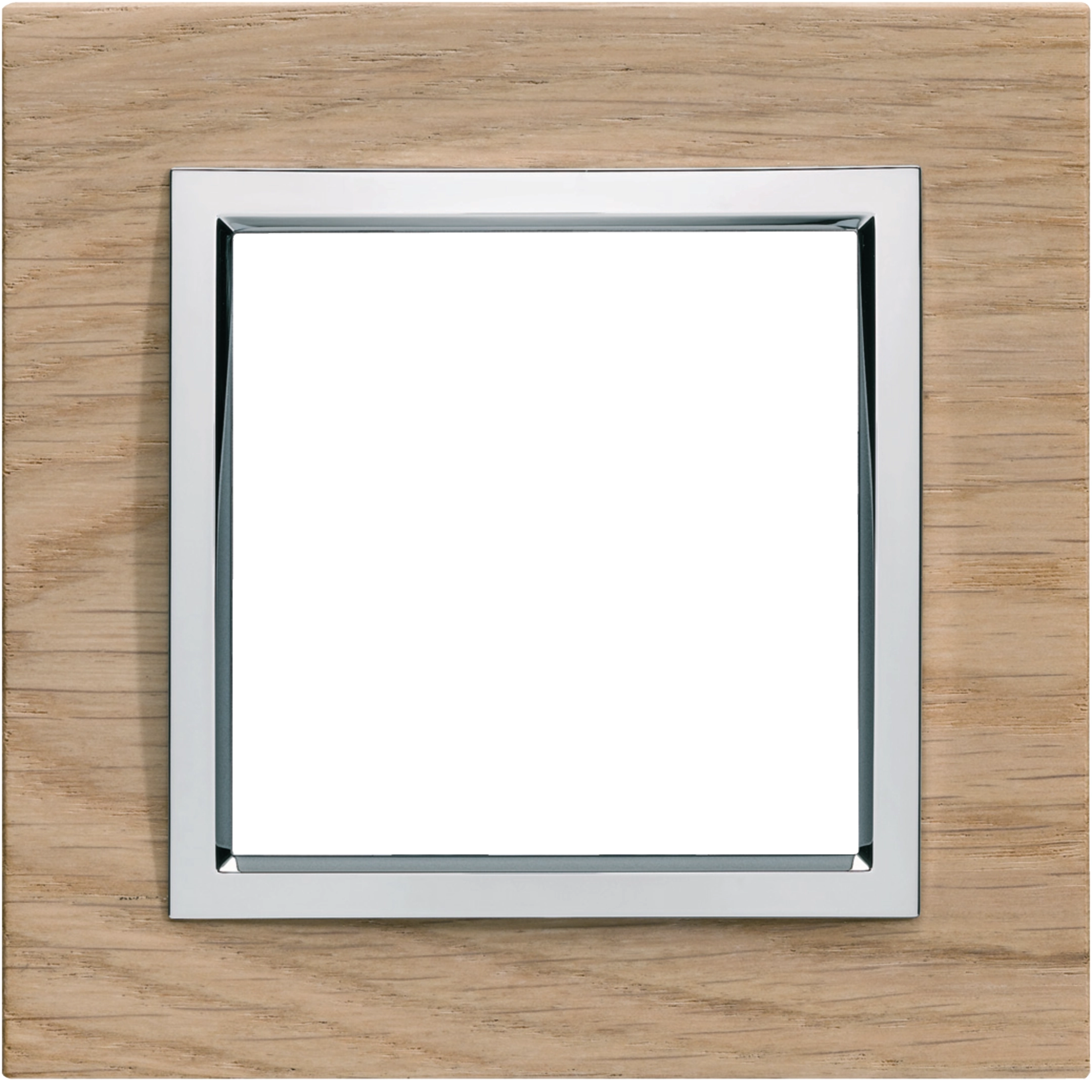 Plaque Orizon Kallysta Hager – 1 Poste – Réf. WK561 – Occasion