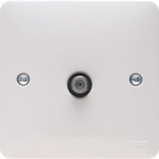 WMSAT - Single F Type Satellite Outlet Screened