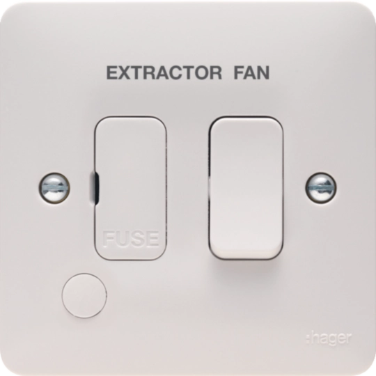 WMSSU83FO/EF - 13A FCU Switched with Flex Outlet Marked EXTRACT FAN