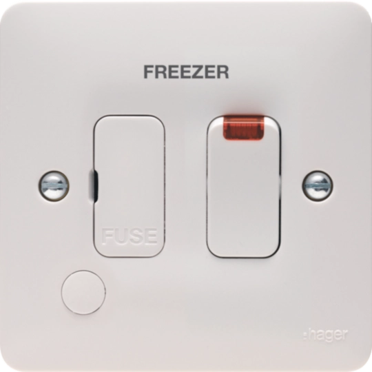 WMSSU83FON/FRE - 13A FCU Switched with LED Indicator and Flex Outlet Marked FREEZER