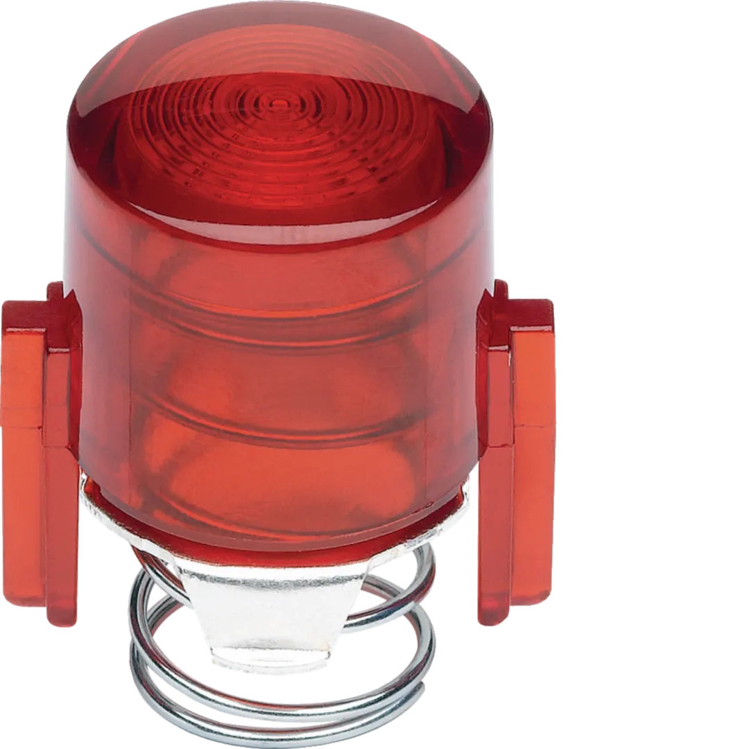 WMV783R - 1930 Enjoliveur de poussoir à voyant E10 rouge transparent