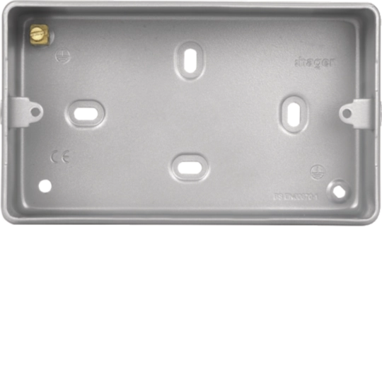 WPB240 - Twin Back Box without Knockouts