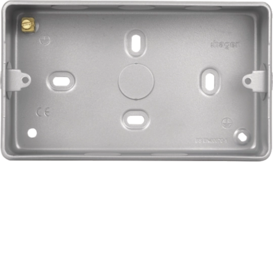 WPB240KO - Twin Back Box with Knockouts