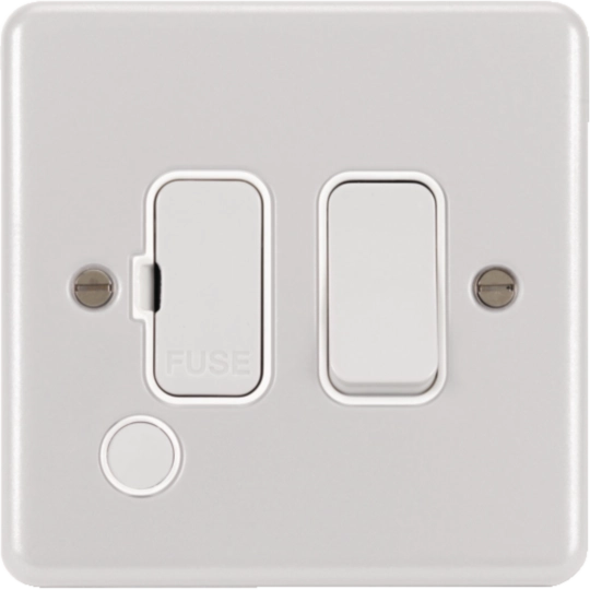 WPSSU83FOW - 13A FCU Switched with Flex Outlet White