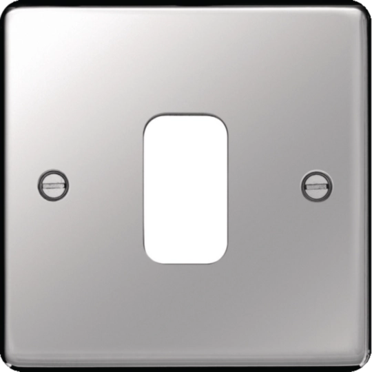 WRGP1PS - Grid Front Plate 1 X 1 Polished Steel