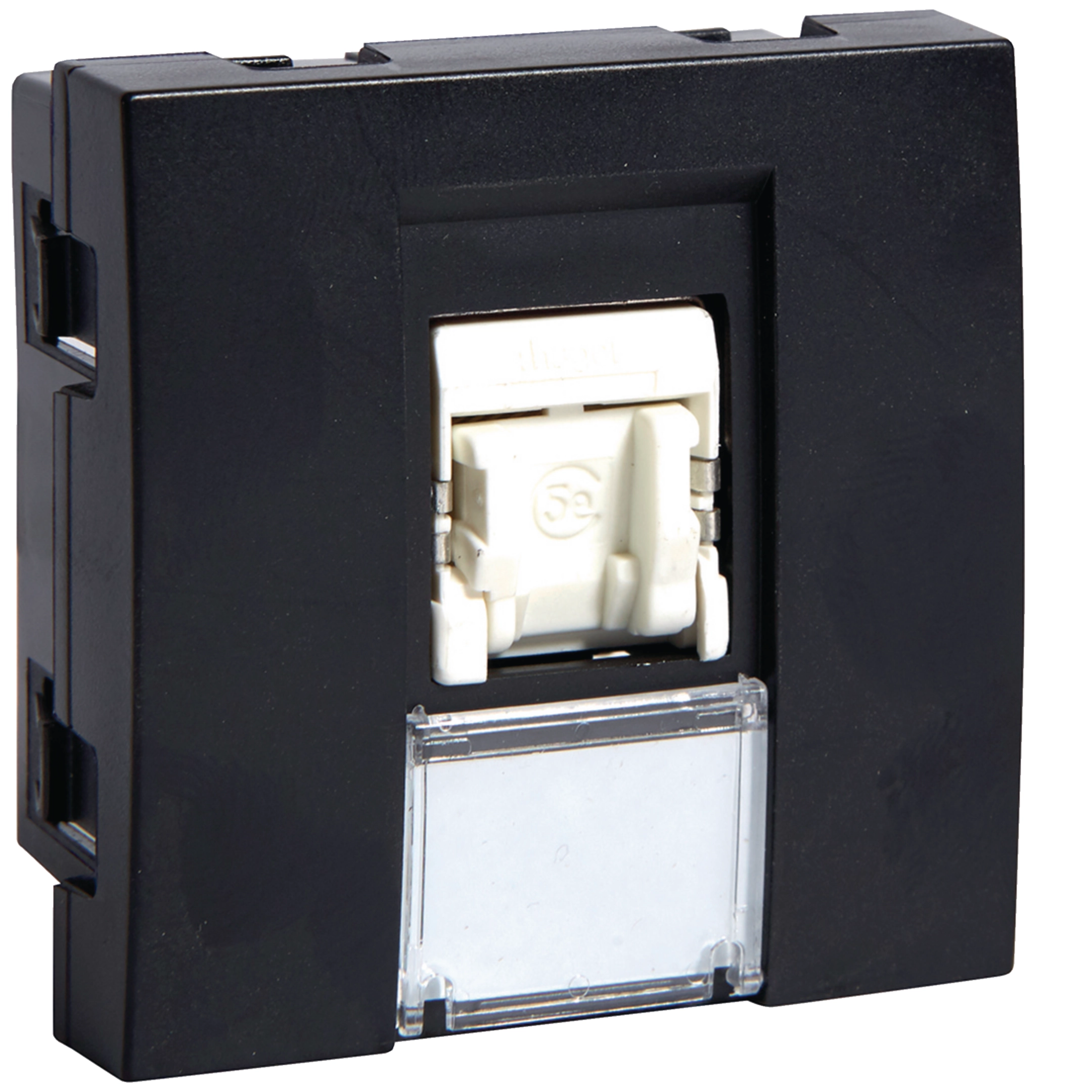 systo 2M RJ45 Cat.5e FTP, preto • WS214N | Hager