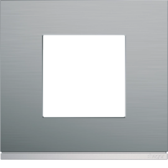 WXP4202 - Plate gallery 1 gang bright inox material