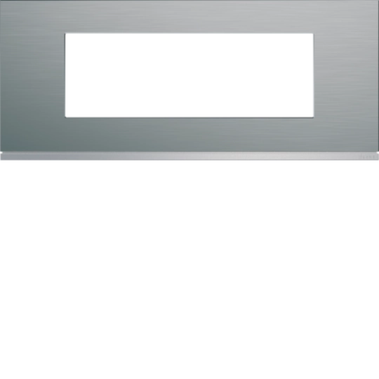 WXP4206 - Plate gallery 6 modules enteraxe 57mm bright inox material