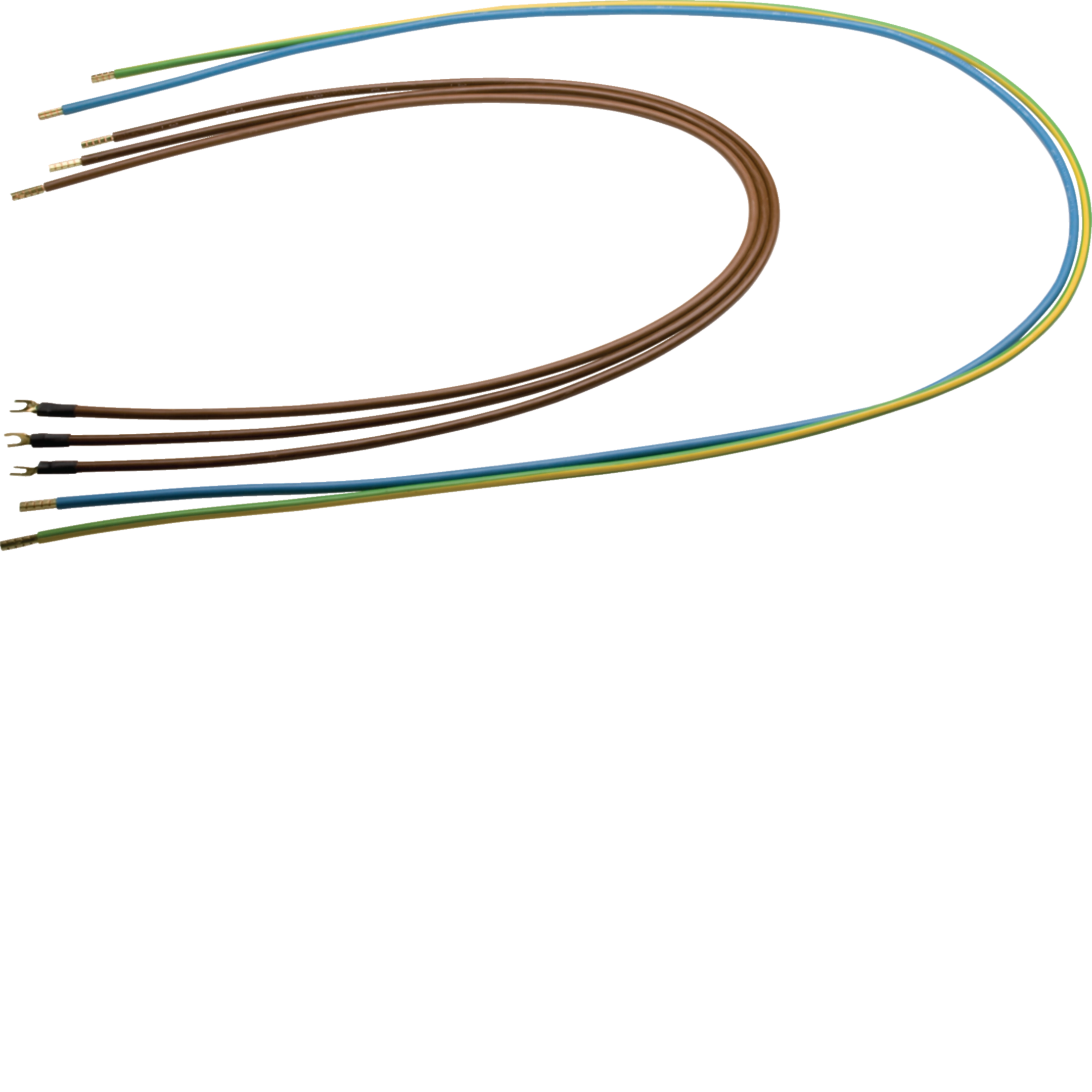 Abgangskabelbaum, univ.Z, 10mm², 5P., L1,2,3,N,PE=950, 950, 950, 1350, 1400, H/G