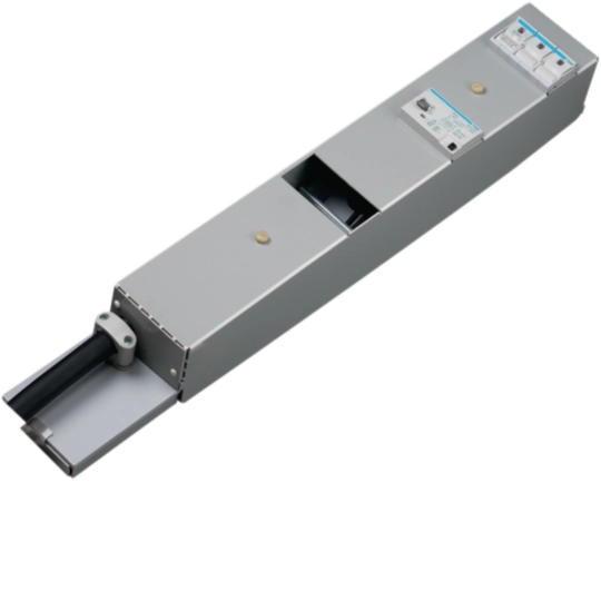 ZAH020L - Steckdosenleiste, KVS, 1 x CEE 63A 5p, 1 x Platz für Hutschienenzähler (Beigab.)