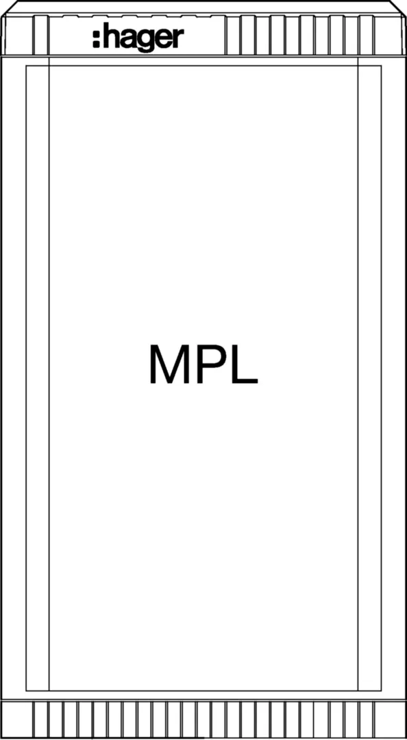 ZAL084P - Polyester verdeelkast, grootte 00/845, met montageplaat, 845x480x315 mm