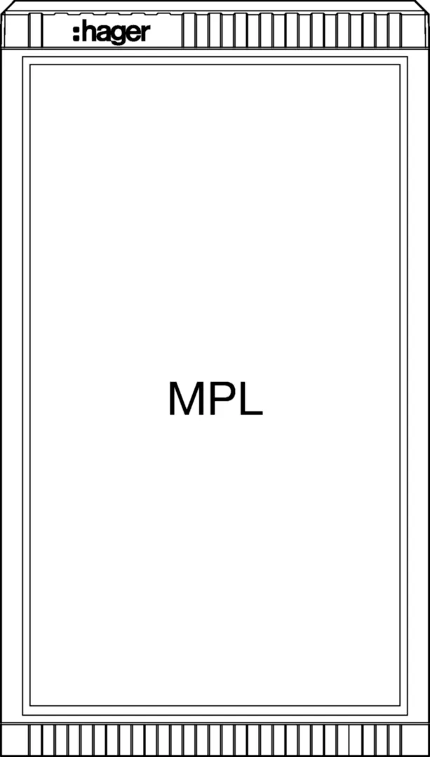 ZAL100P - Polyester verdeelkast, grootte 0/1005, met montageplaat, 1005x585x315 mm