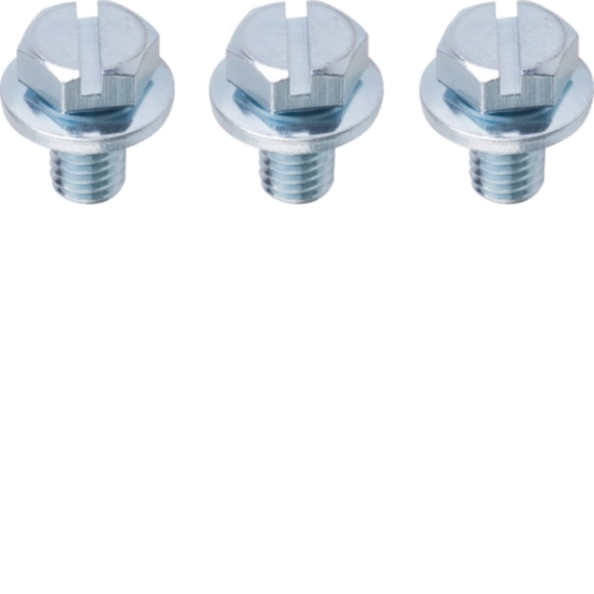 ZA-SR - Connexion à vis Hager avec élément à ressort inoxydable M8×14mm jeu de 3 pièces