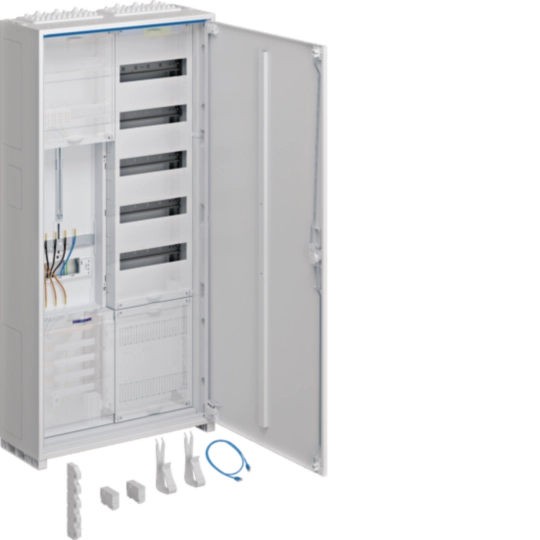 ZB321X15 - Komplettschrank, univers Z, 1 Zählerplatz, 3P., APZ, VT5, H=1100 mm, 2-feld, ESA