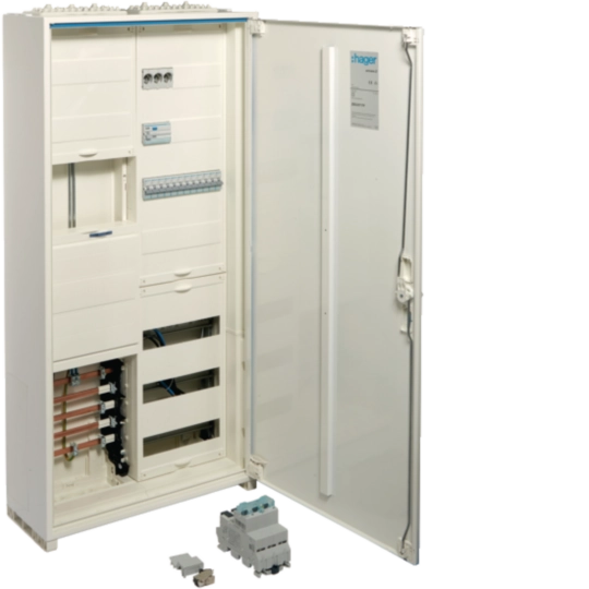 ZB323T17F - Komplettschrank,universZ,1ZP,3-Pkt,VT7,SLS 63A,1100x550x205mm,IP44