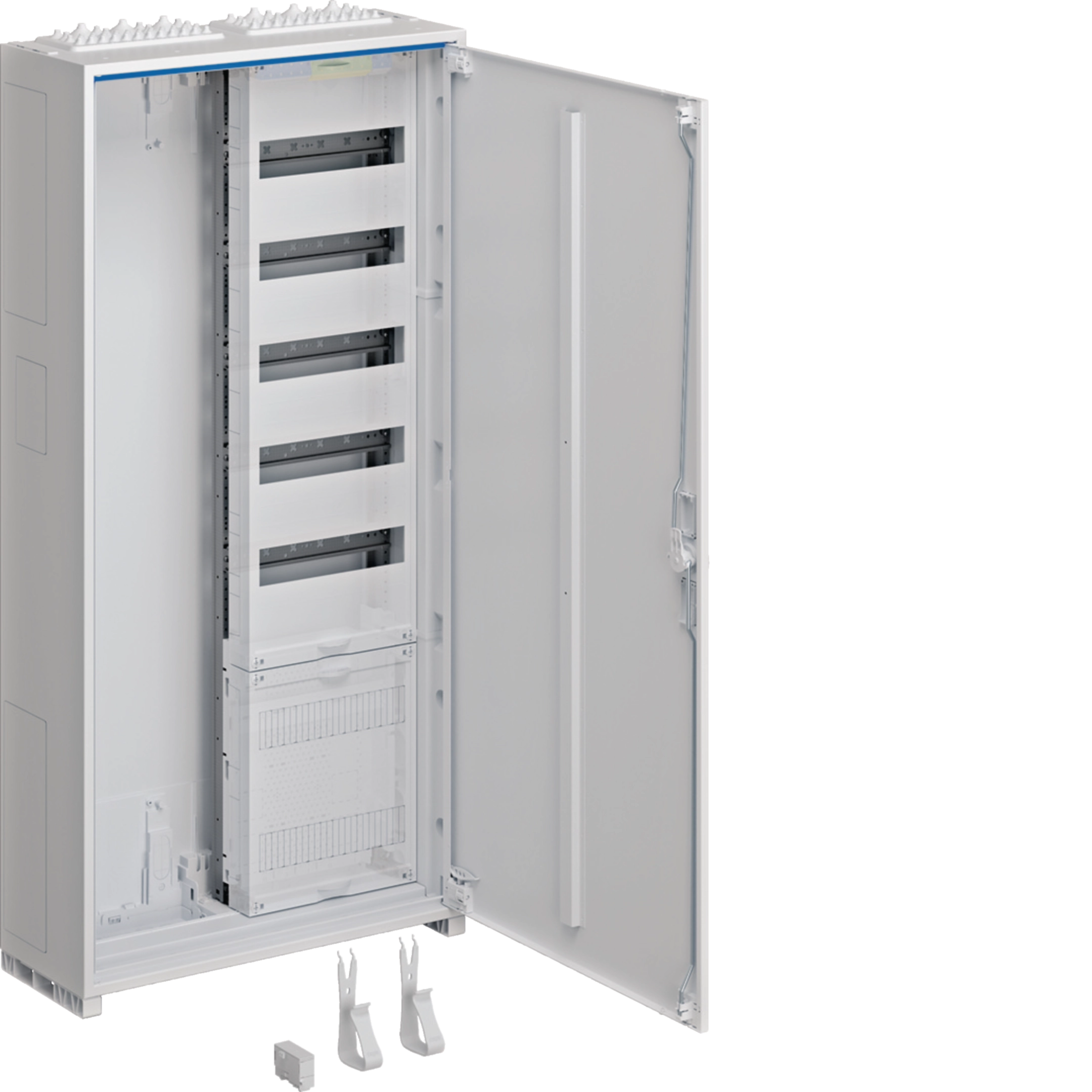 Systemschrank, univers Z, 1100x550x205mm, SKII, IP44, VF 5-reihig, APZ, 2-feldig