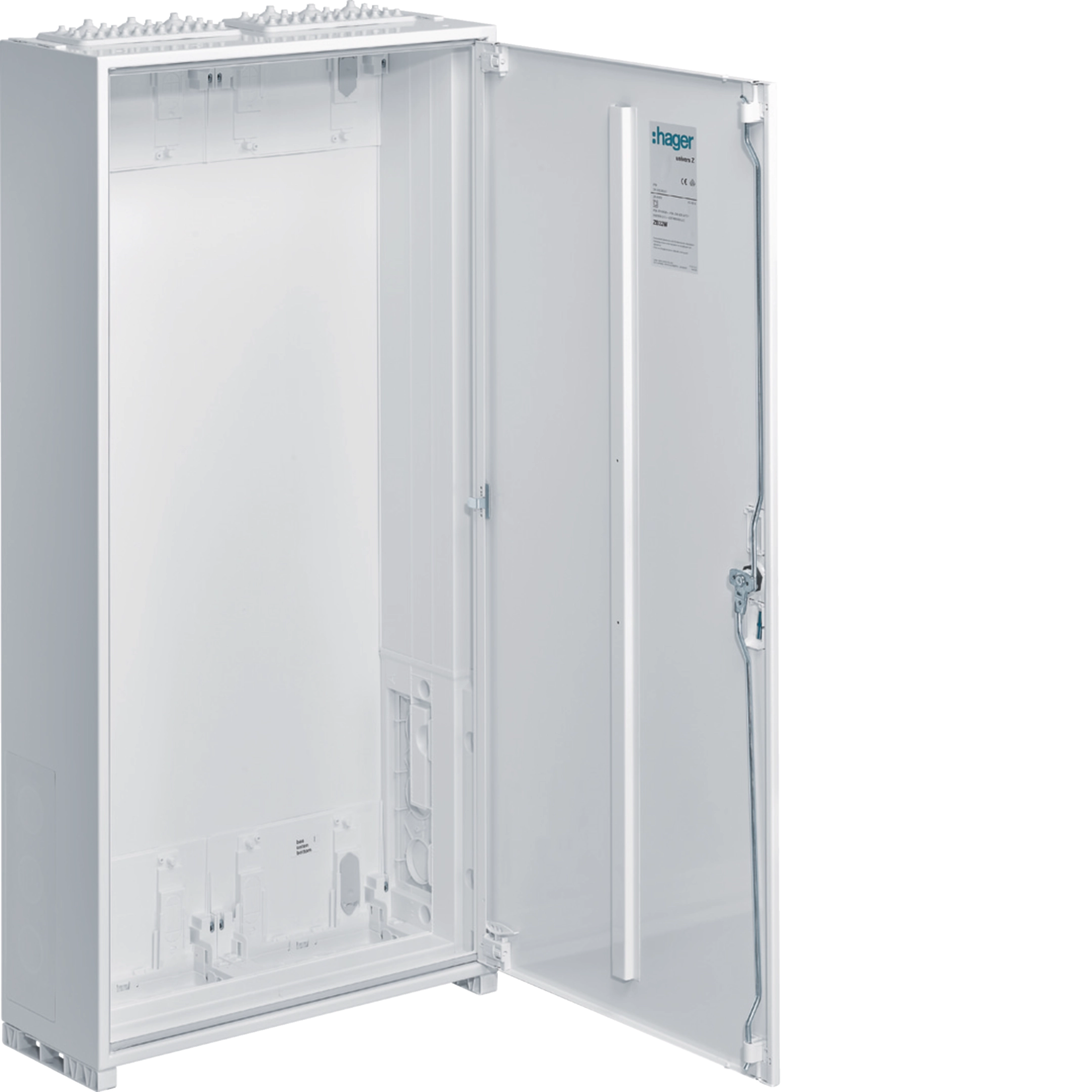 Zählerschrank, univers Z, 1100x550x205 mm, Schutzklasse II, 168 Platzeinheiten