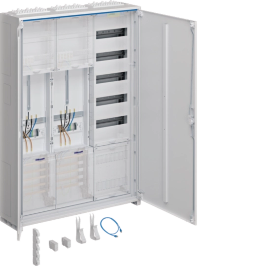 ZB333U25N - Komplettschrank, univers Z, 1100x800x205mm, SKII, IP44, 2ZP, VF-5rh, APZ, 3-feld