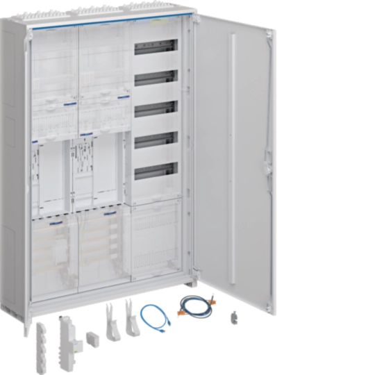ZB33ET225W11 - Komplettschrank, univers Z, 2 ZP, BKE-I, APZ, VT5, H=1100mm, 3-feldig, ÜSS, ESA