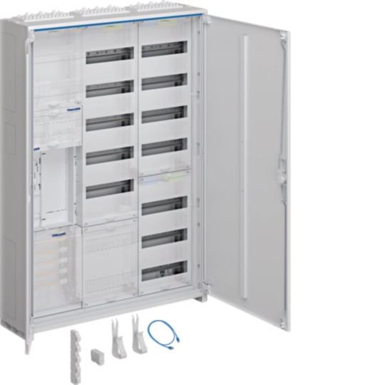ZB33SEF157 - Komplettschrank univers Z, 1 ZP, BKE-I, APZ, ESA, VT13, IP44, H=1100mm, 3-feldig