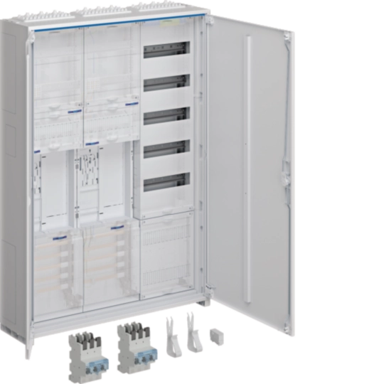 ZB33SEQ25EN - Komplettschr., univ.Z, 2ZP, RES, BKE-I, VT5, APZ, SLS 50A, 1100x800x205 mm, IP44