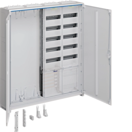 Systemschrank univers Z, IP44, 1100x1050mm, mit Einspeise- u. APZ-Feld, 3-feldig