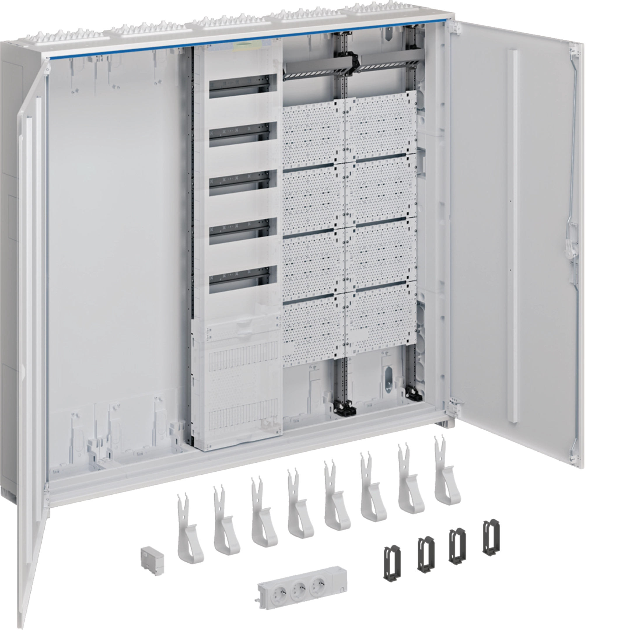 Systemschrank, Multimedia, univers Z, SKII, IP44, VF-5rh/APZ, 5-feldig