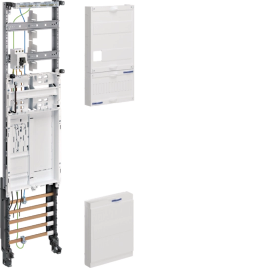 Komplettfeld, univ.Z, BKE-I, OKK, 1 ZP, Hauptschalter, H=1050mm, 16mm², 1-feldig