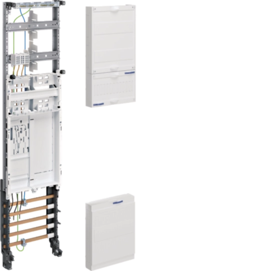 Komplettfeld, univers Z, BKE-I, 1 Zählerpl., 3-p. HLAK, H=1050mm, 16mm², 1-feld