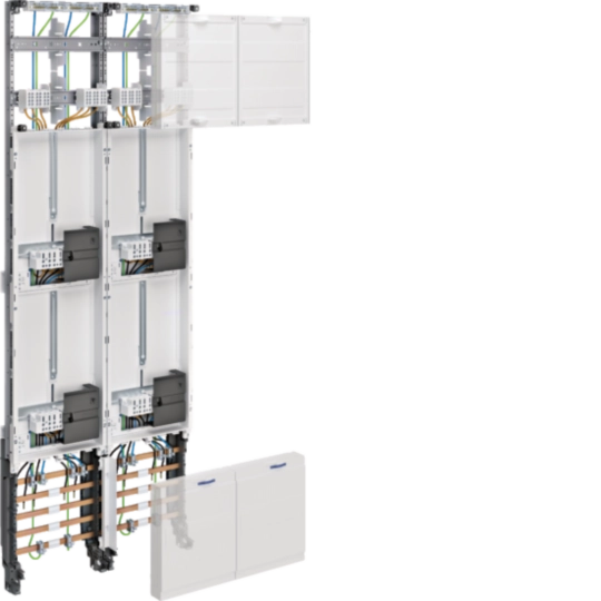 ZK53W7N - Komplettfeld, univers Z, 1350mm, 4ZP, 2-feldig, Ausfühurng mit Zählersteckklemme