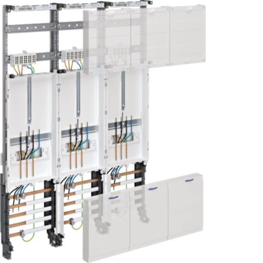 ZL32P4K - Komplettfeld, univ.Z, 1050mm,3Zählerplätze,3-feld,Ausführung Mitteldeutschland