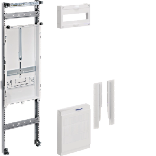 ZU21G - Einbausatz, universZ, H:900mm, 1 Zählerplatz, 1-feldig, mit abgesenk. Hutschiene