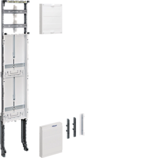 ZU52L - Einbausatz, univers Z, Höhe 1350mm, 2 Zählerplätze, 1-feldig, für Sammelschienen