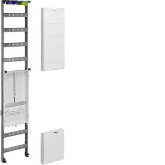 ZU54AS - Einbausatz, univers Z, Höhe 1350mm, 1 Zählerplatz, 1-feldig, mit Hutschiene