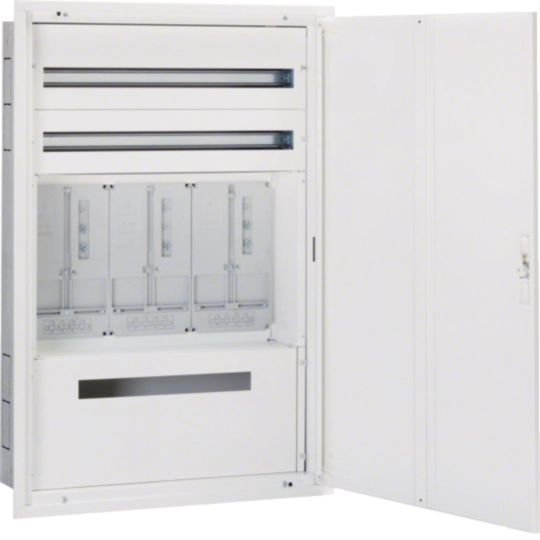 ZW312F-ST - UP-Zählerverteiler Steiermark 3ZP/2NZR/70TE/SK1/IP40/1093x711x253mm Nischenmaß