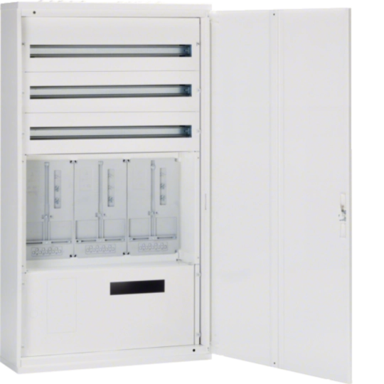 ZW313W-OS - AP-Zählerverteiler Salzb. 3ZP/3NZR/105TE/SK1/IP40/1326x747x250mm