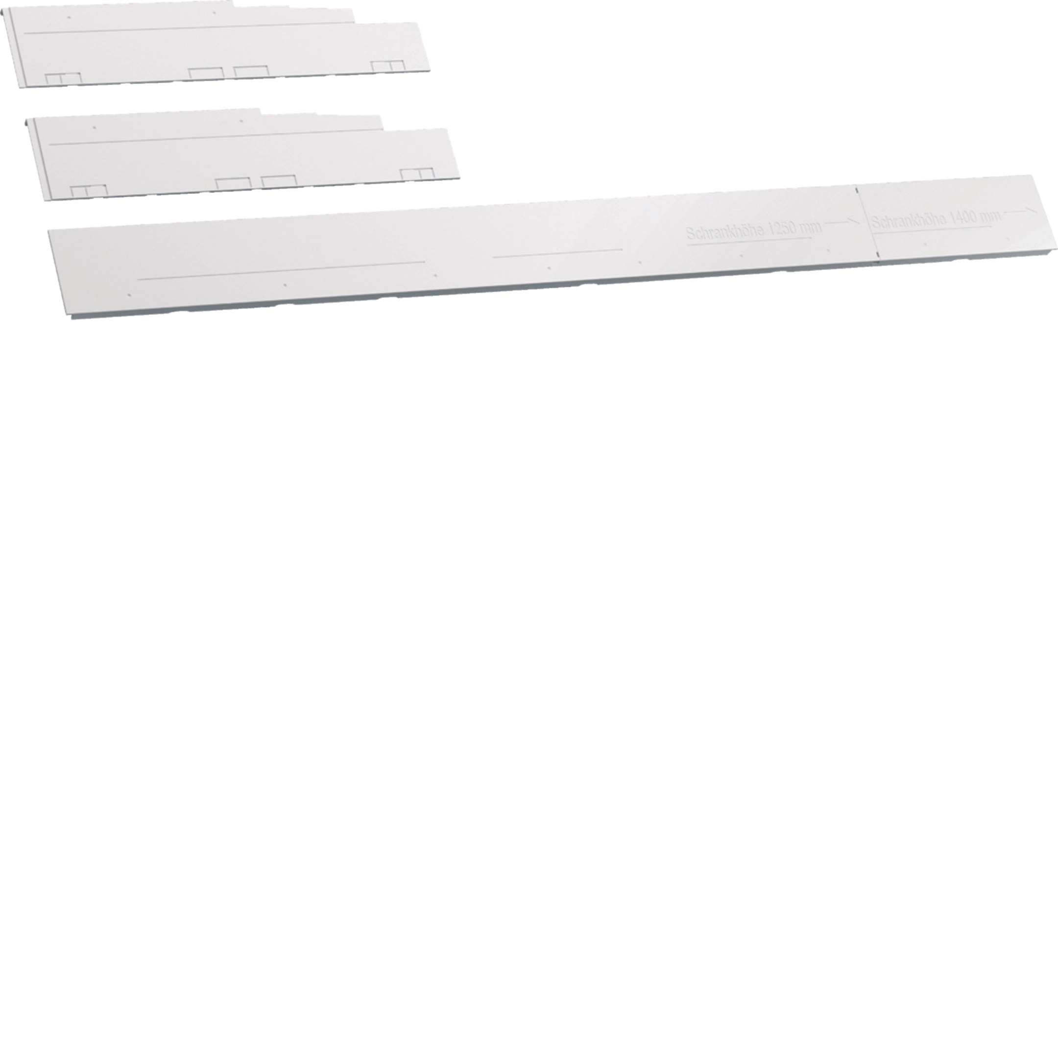Abschottung,univers Z,senkrecht, 1250/1400mm,3-teilig