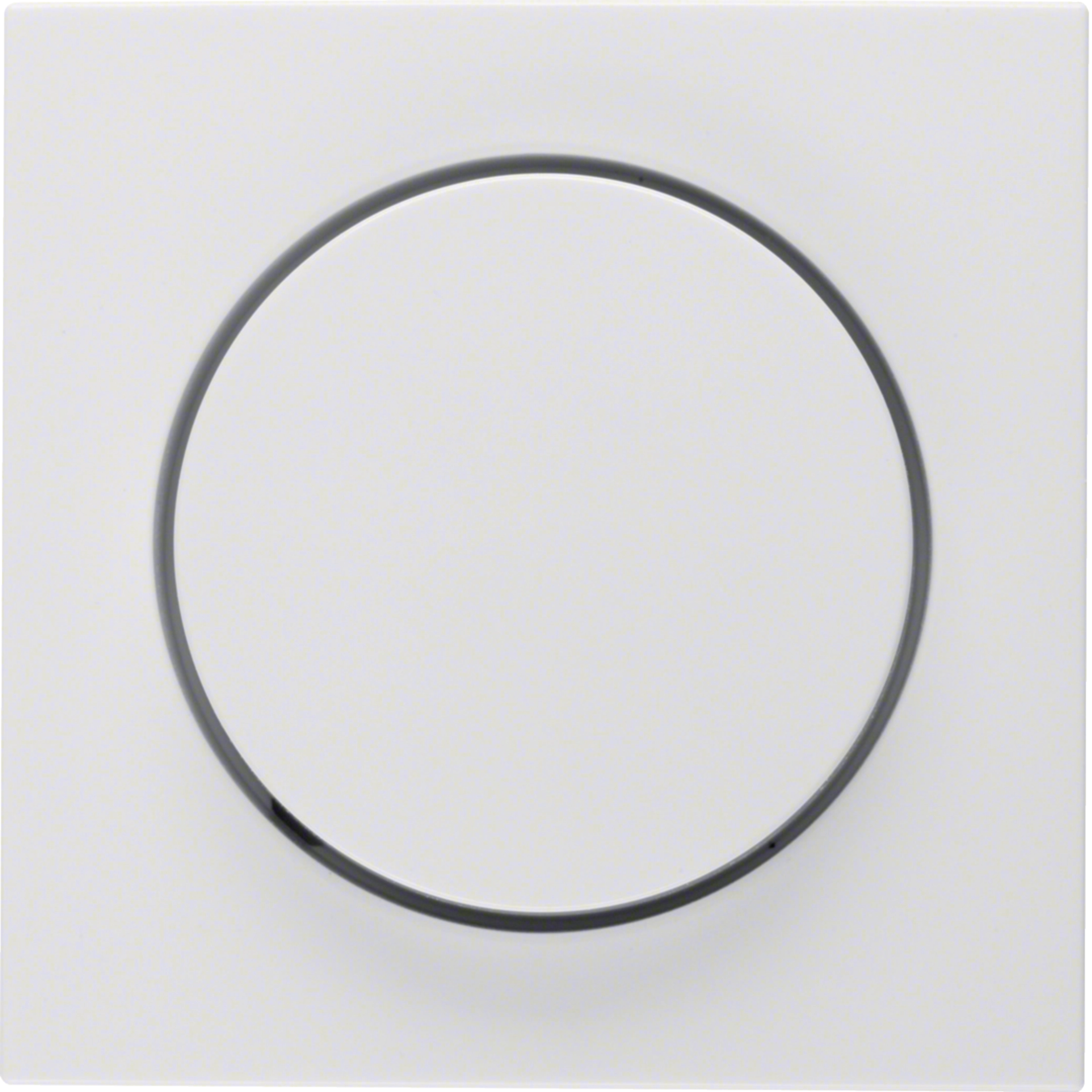 13678989 - Centraaldeel met knop voor draaidimmer en potentiometer S.1 IP44, polarwit glz.